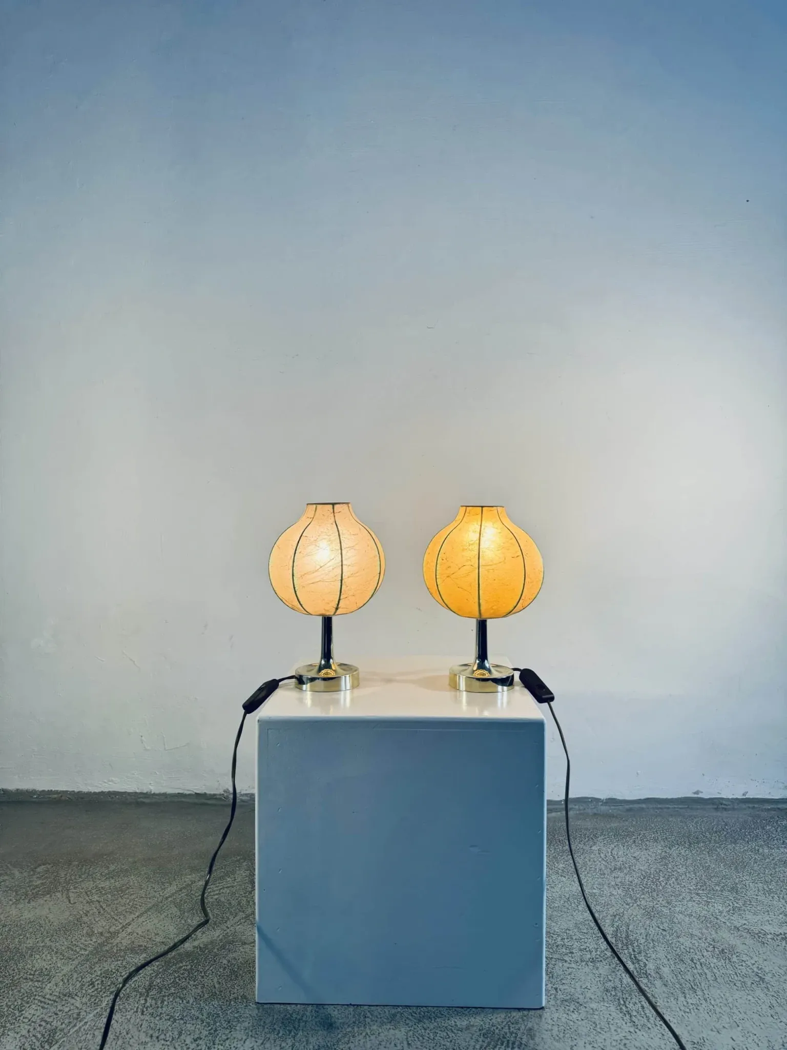 Cocoon Table Lamp By Friedel Wauer For Goldkant Leuchten, Germany, Circa 1960S/1970S