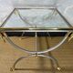 Neoclassical curule side tables by Maison Jansen, France, 1970s.