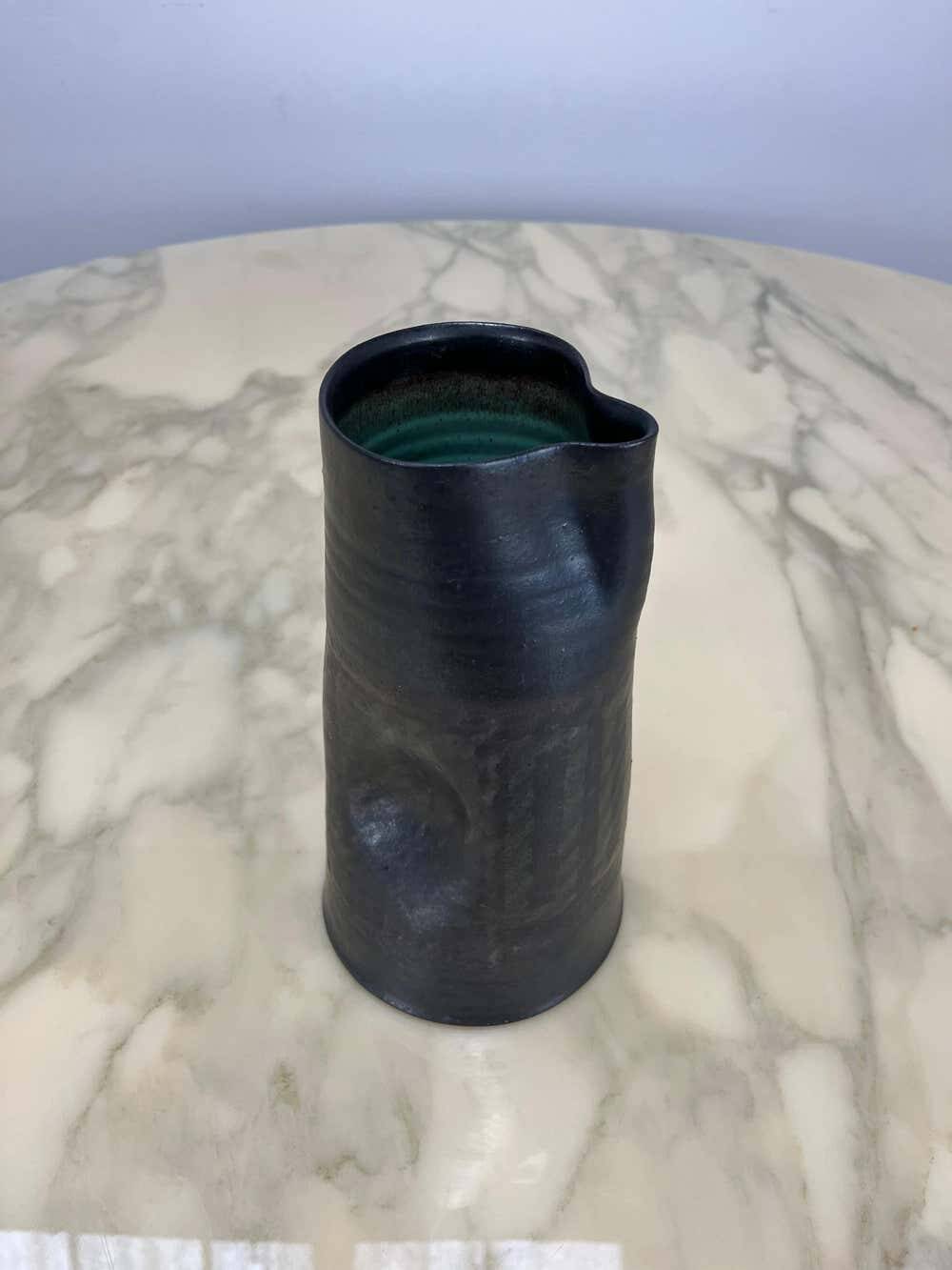 Jug / vase in ceramic by Alessio Tasca, Italy, 1960s