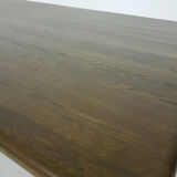 Oak dining table, The Netherlands 1960's