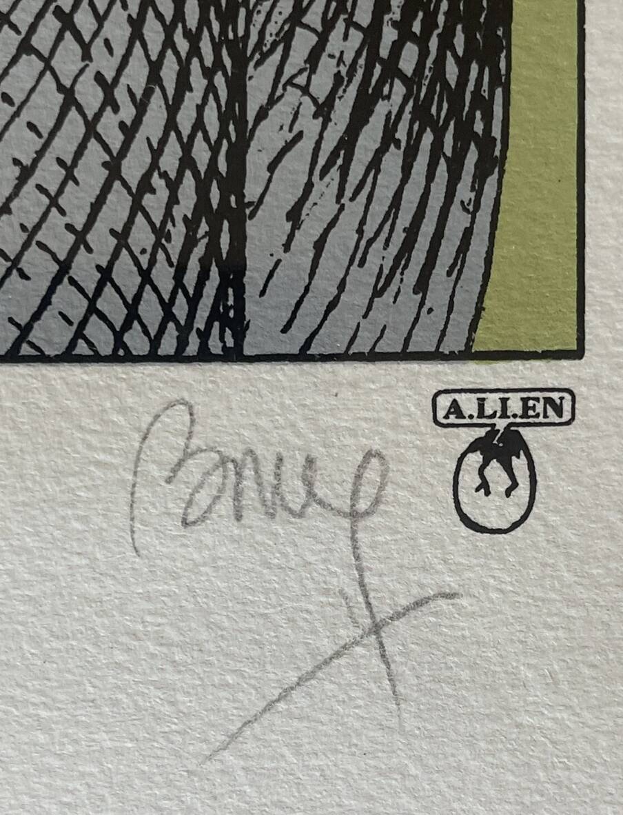 François Boucq (1955) - The Adventures of Jérôme Moucherot - Lithograph