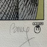 François Boucq (1955) - The Adventures of Jérôme Moucherot - Lithograph