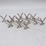 Set of six Art Deco knife rests