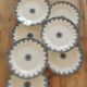 Service de 8 assiettes vintage en Terre de Fer