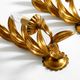 Pair of 1960s Italian gold-plated Florentine wall lamps