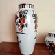 Keller e guérin luneville 1930: jardiniere and its 2 vases art deco period