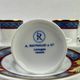 Raynaud Limoges — Six porcelain coffee cups, Pégase model