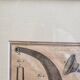 Antique Print Engraving 19th Century Framed Medical Instruments engraving Lorenzo