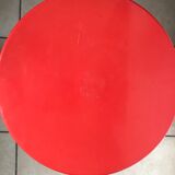 Vintage tam Tam red plastic stool
