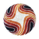 Tapis rond vintage