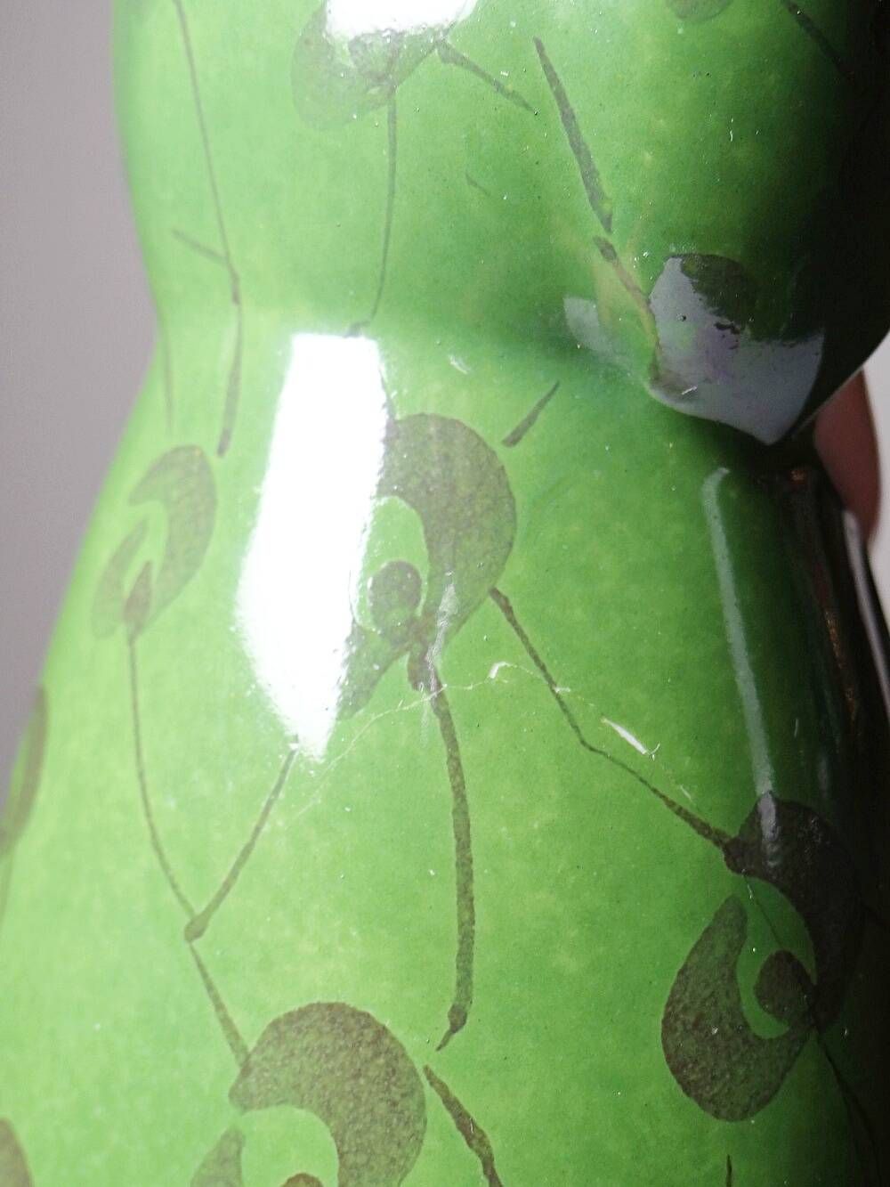 Antique porcelain bottle from Limoges in the style of Robj, 1920s-1930s.