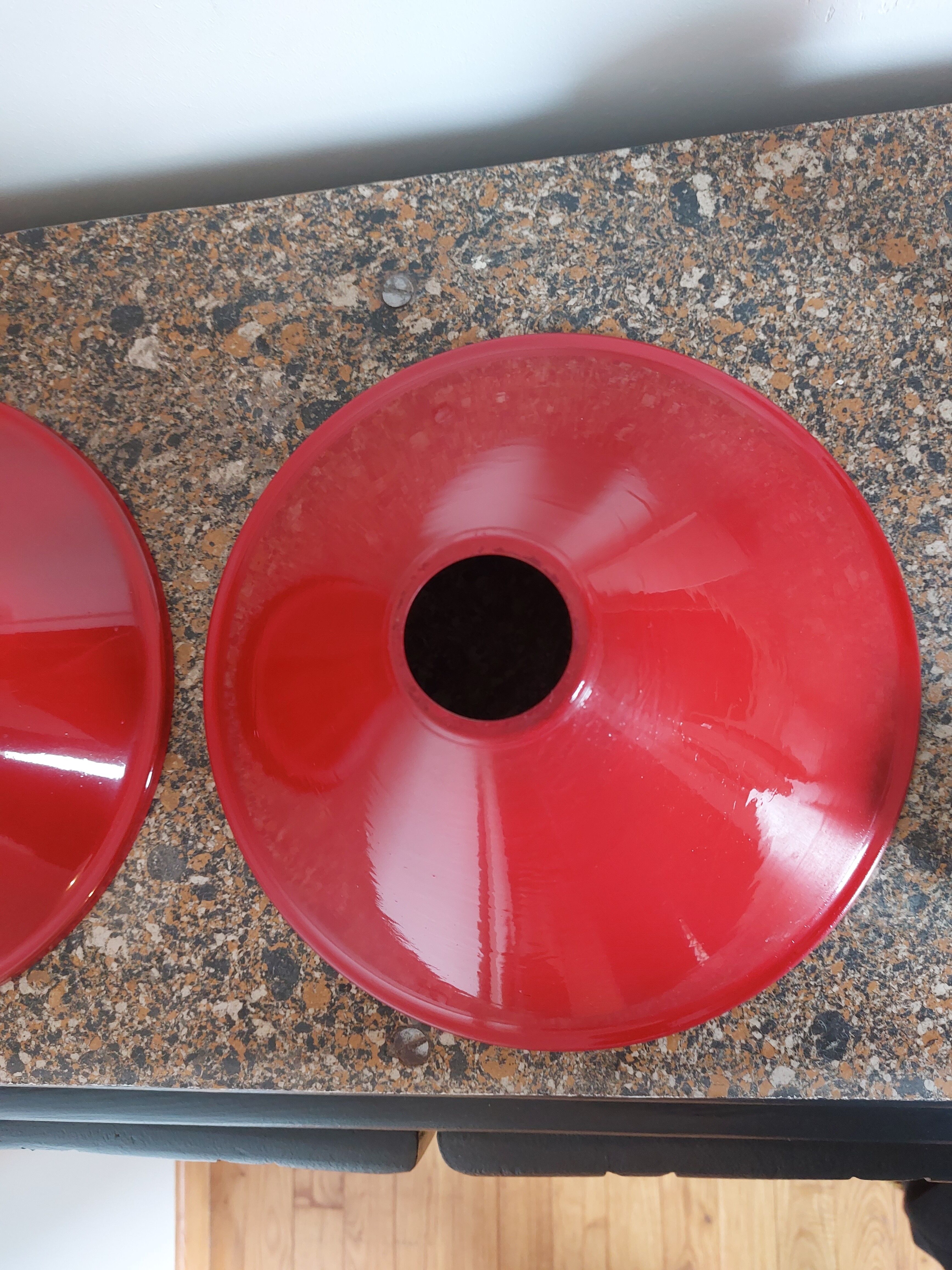 red metal suspensions