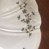 Dish with porcelain compartments.