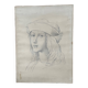 Painting: Drawing - portrait of a woman, late 19th century