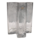 Cross vase, by Bodil Kjær for Holmegaard Denmark, estimated 1980s.