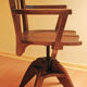Fauteuil pivotant  réglable de type américain