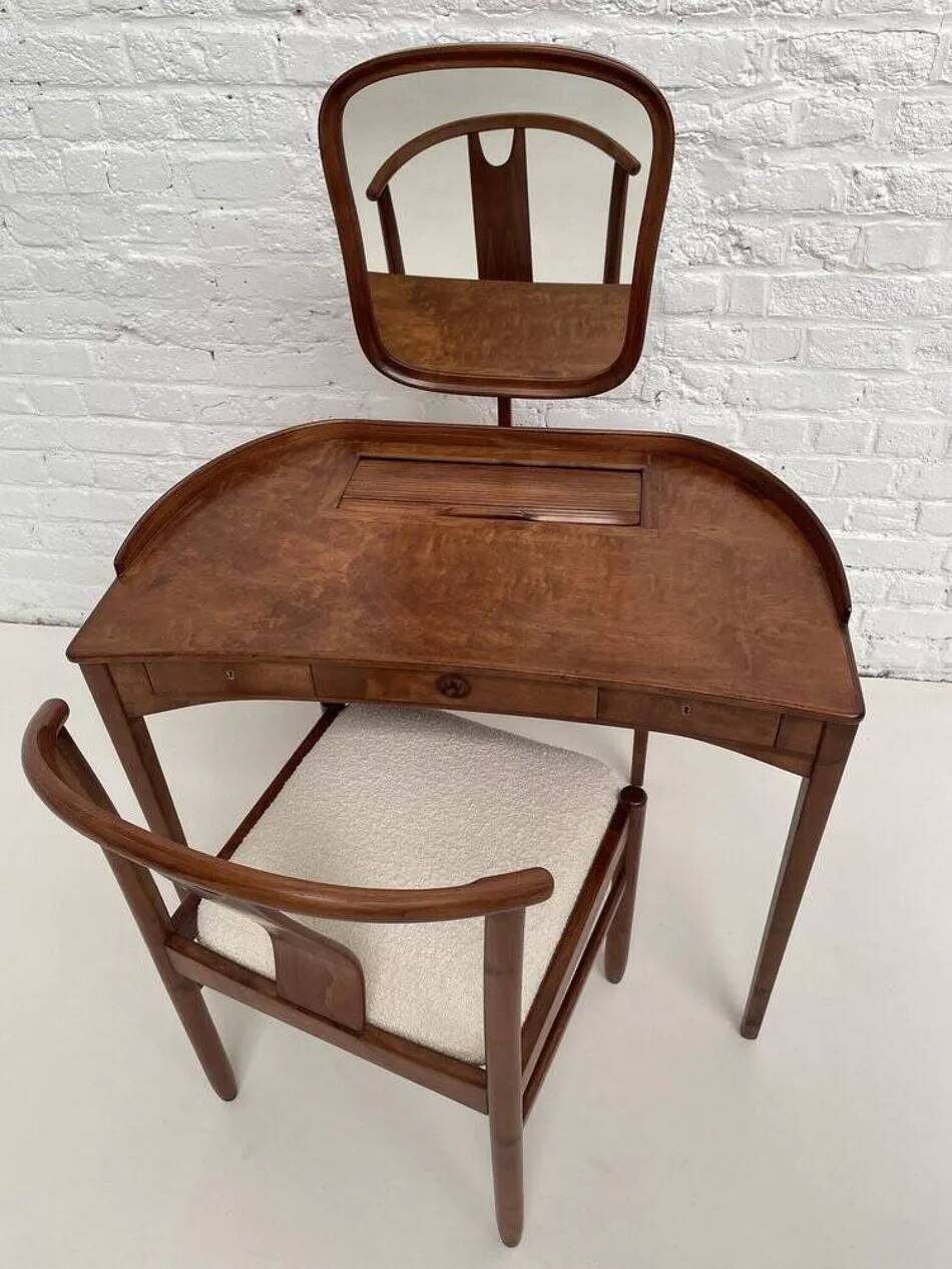 Brigitta Dressing Table and Chair by Carl Malmsten & Yngve Ekström