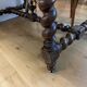Antique solid oak dining table