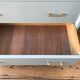 Commode 3 tiroirs vert amande