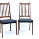 Renovated vintage 1960s teak Scandinavian chairs