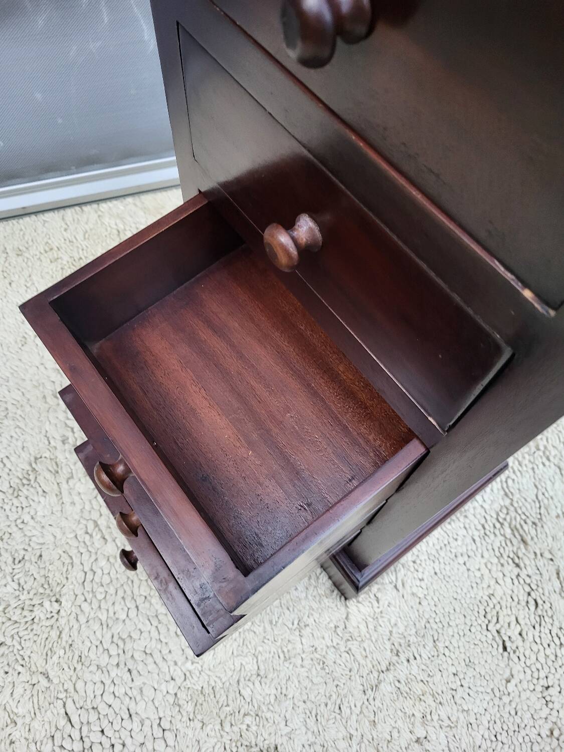 Vintage colonial column bookcase