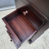 Vintage colonial column bookcase