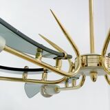 Large Dahlia-style chandelier