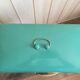 Minth blue enamelled metal box