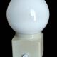 Vintage design table lamp Erco white metal