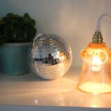 Pink glass walkman, vintage