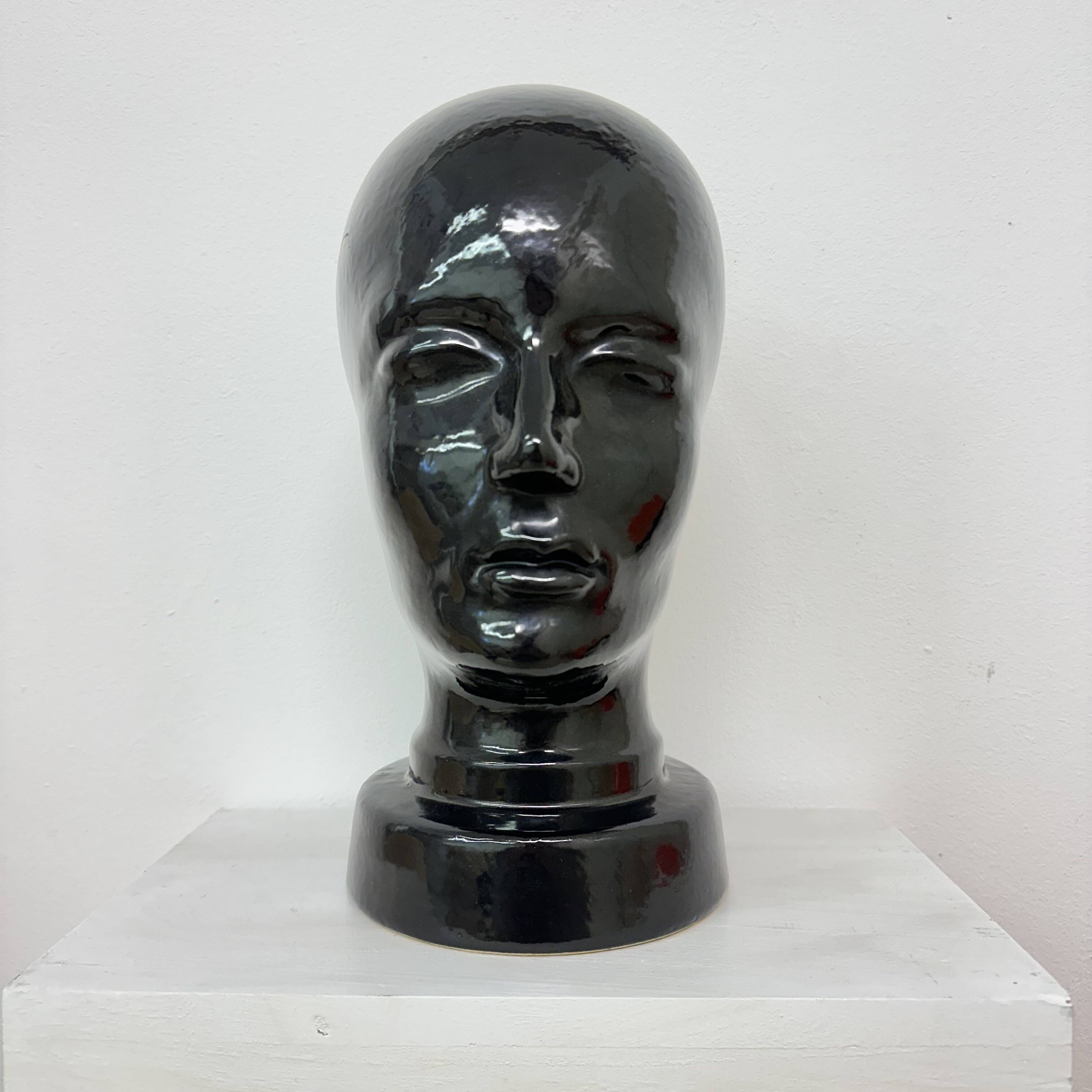 Mid-Century Ceramic mannequin Head from Scheurich West Germany , 1970s