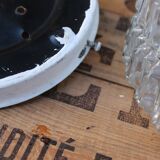 Moulded glass ceiling light