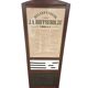 Wall billiards scoreboard by J.A. Hoffscholze / Zwolle / Billard Fabriek / 1960s