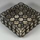 60s 70s Ceiling Lamp Plafoniere Glashütte Limburg Germany Glass & Metal