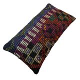 Vintage turkish kilim cushion cover , 30 x 60 cm