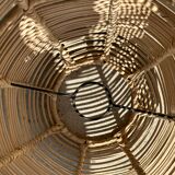 Small lantern-shaped rattan suspension H35 D15