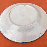 Faïence de Charolles Ancienne assiette Décor traditionnel
