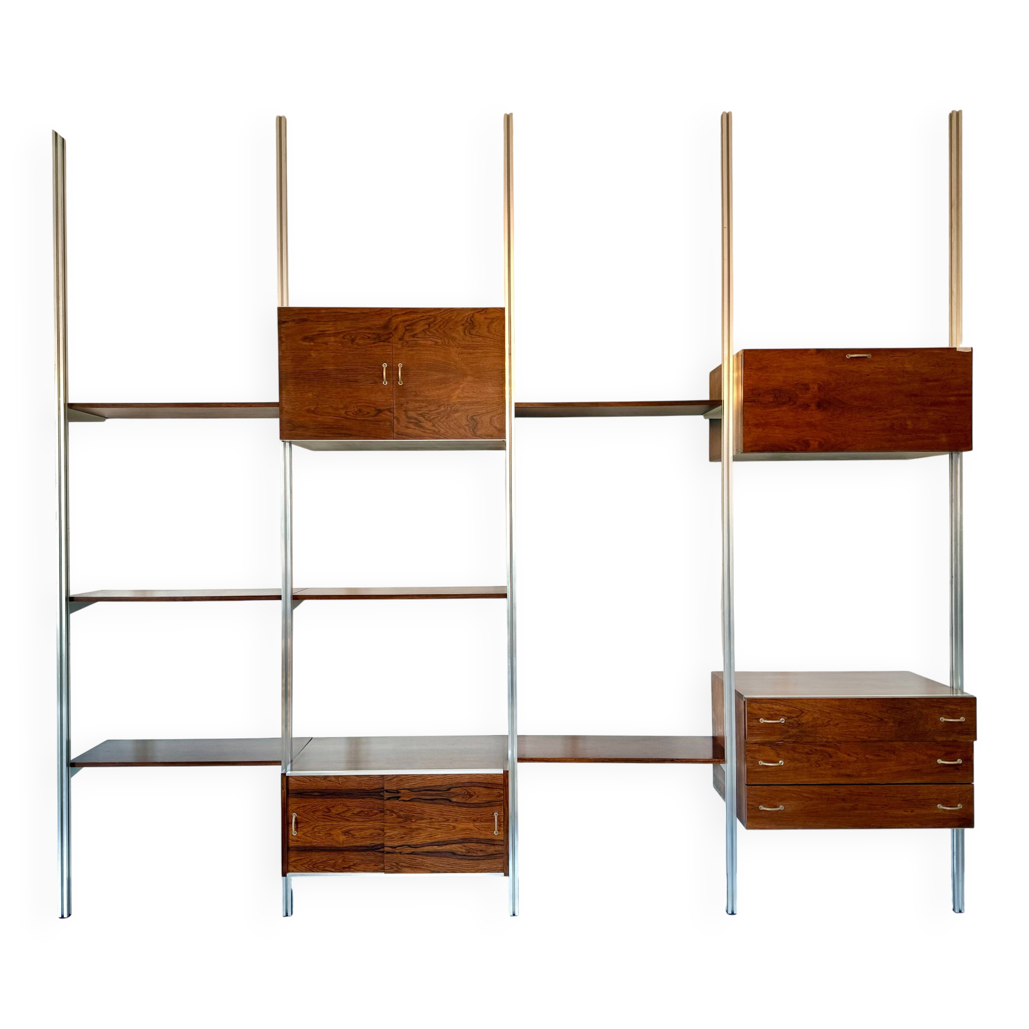 Modular bookshelf George Nelson & Associates OMNI system