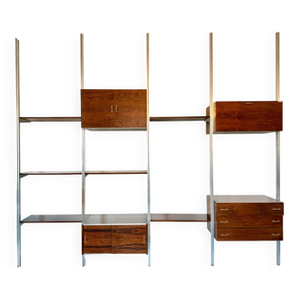 Modular bookshelf George Nelson & Associates OMNI system