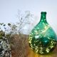5 litre blue demijohn glass canister