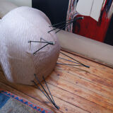 Pair of armchairs shell EGG rare rose PETAL Röthlisberger year 50