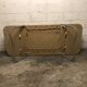Lit de camp pliable beige vintage style armée marque GEP PARIS