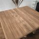 Henri II mid-table in solid walnut – Custom finish