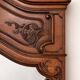 Large oak fireplace mirror