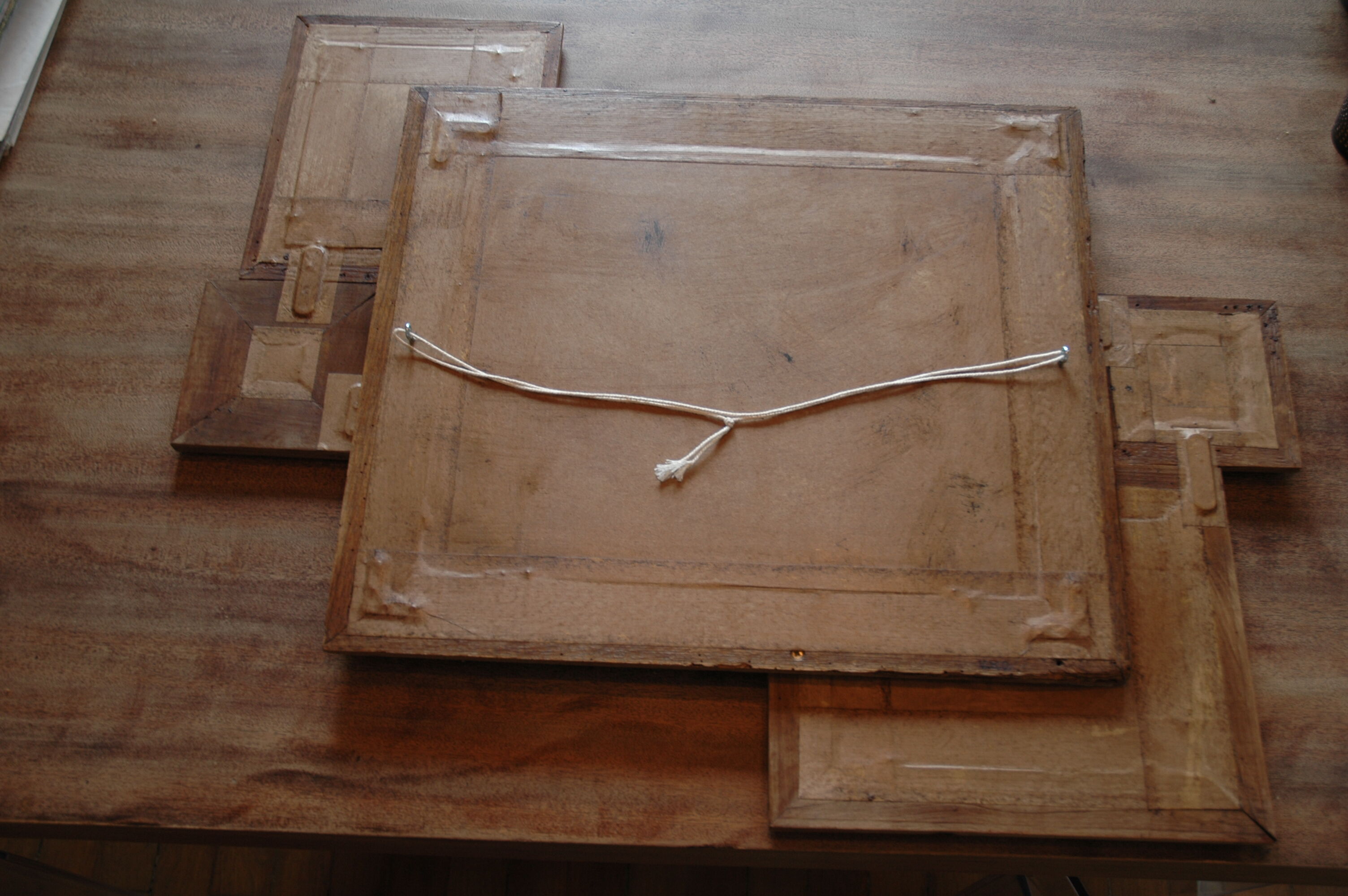 Mirror wood 40 - 66x81cm