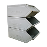 3 vintage Valentini industrial cases