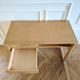 Renovated vintage desk, Scandinavian style, 1960s-70s.