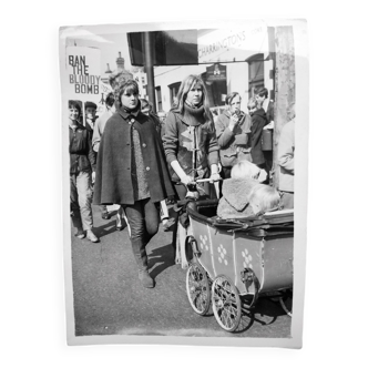 Original photograph anti-nuclear march, London, 1960s