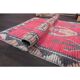 Vintage Turkish Hand-Knotted Wool Cotton Pink Runner Rug 85x260