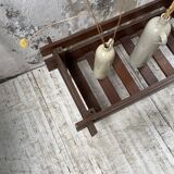 Small modernist oak planter from the 1950s